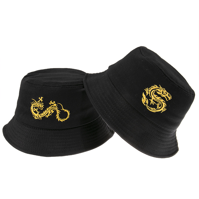 Hat Mens Summer and Autumn Bucket Hat Sun Protection Bucket Hat Dragon Totem Embroidery Chinese Dragon Bucket Children Sun-Proof Basin H
Hat Mens Summer and Autumn Bucket Hat Sun Protection Bucket Hat Dragon Totem Embroidery Chinese Dragon Bucket Children Sun-Proof Basin H