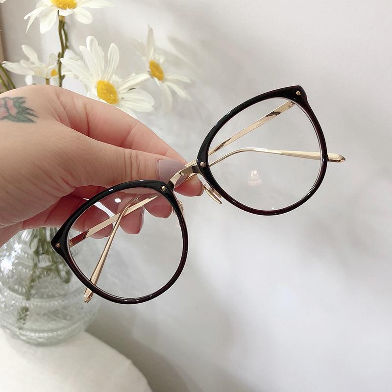 Fashion Sunglasses Frames Women Metal Legs Computer Glasses Frame Brand Anti Blue Light Round Eyewear Blocking Optical Spectacle Eyeglass, Black
Fashion Sunglasses Frames Women Metal Legs Computer Glasses Frame Brand Anti Blue Light Round Eyewear Blocking Optical Spectacle Eyeglass, Black