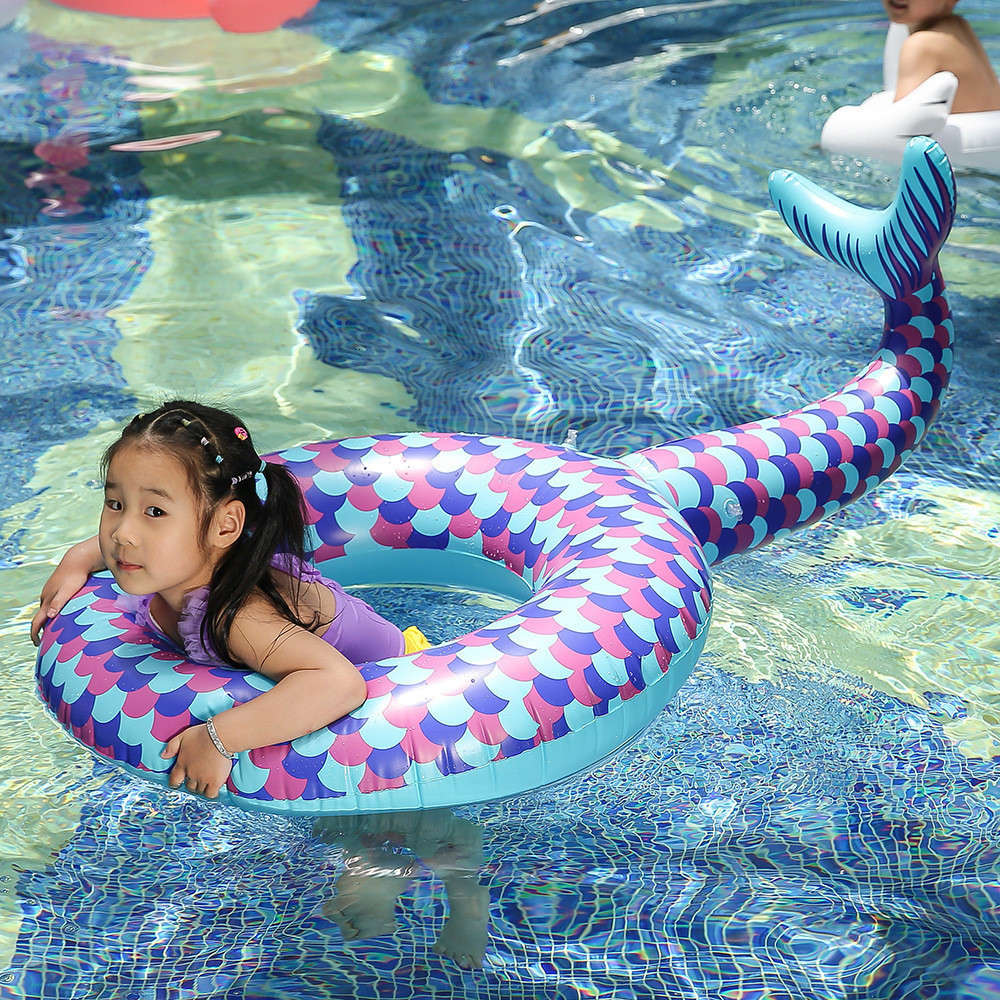 Swimming ring Fibao inflatable Mermaid children's swimming PVC armpit thickened baby life buoy water ring
Swimming ring Fibao inflatable Mermaid children's swimming PVC armpit thickened baby life buoy water ring