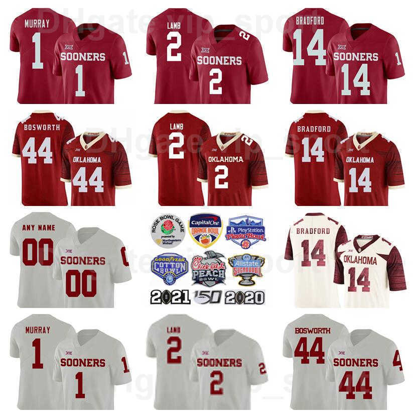 NCAA College Oklahoma Sooners Football 2 CeeDee Lamb Jersey 44 Brian Bosworth 24 Joe Washington 1 Kyler Murray 14 Sam Bradford 29 Rhamondre, White
NCAA College Oklahoma Sooners Football 2 CeeDee Lamb Jersey 44 Brian Bosworth 24 Joe Washington 1 Kyler Murray 14 Sam Bradford 29 Rhamondre, White