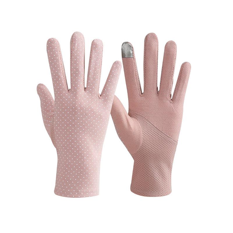 Five Fingers Gloves Women Summer Sunscreen Mesh Breathable Ladies Anti-UV Driving Polka Dot Thin Female Touch Screen Glove
Five Fingers Gloves Women Summer Sunscreen Mesh Breathable Ladies Anti-UV Driving Polka Dot Thin Female Touch Screen Glove