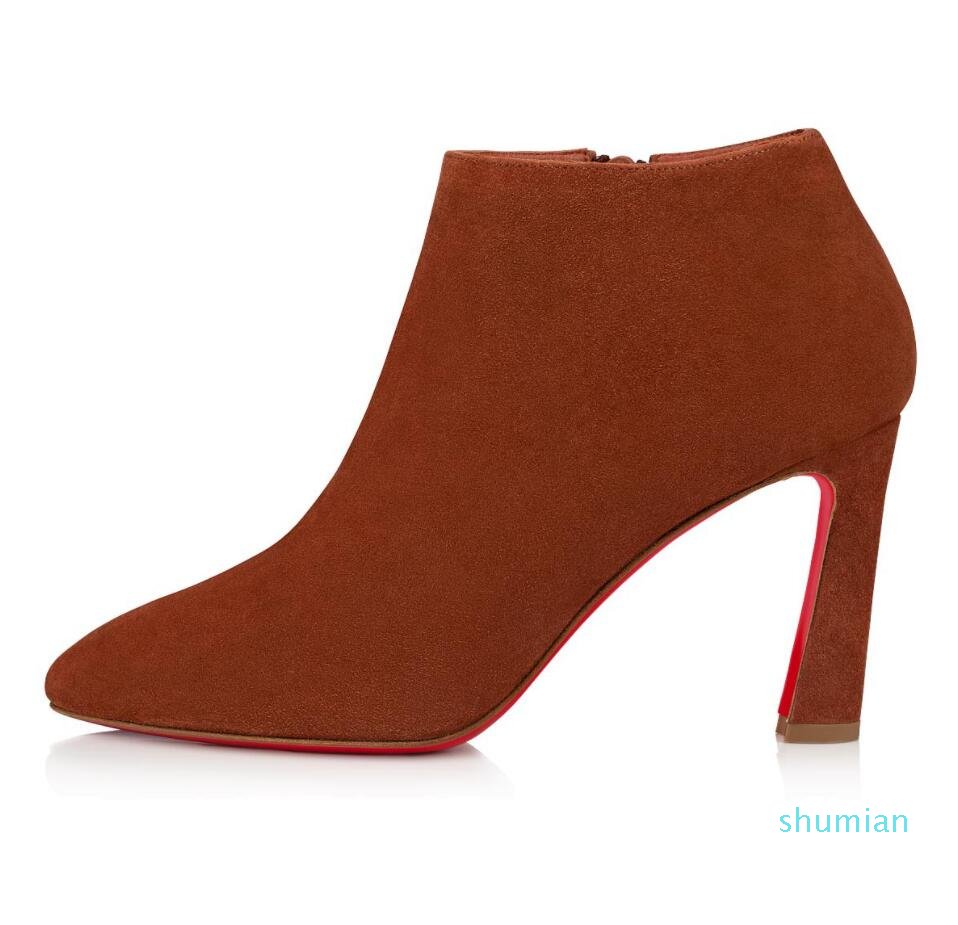 Women's Boot Elegant Red Bottom Ankle Boots Lady Booties High Heels Sexy Party Wedding Dress EU35-43,With Box, Black
Women's Boot Elegant Red Bottom Ankle Boots Lady Booties High Heels Sexy Party Wedding Dress EU35-43,With Box, Black