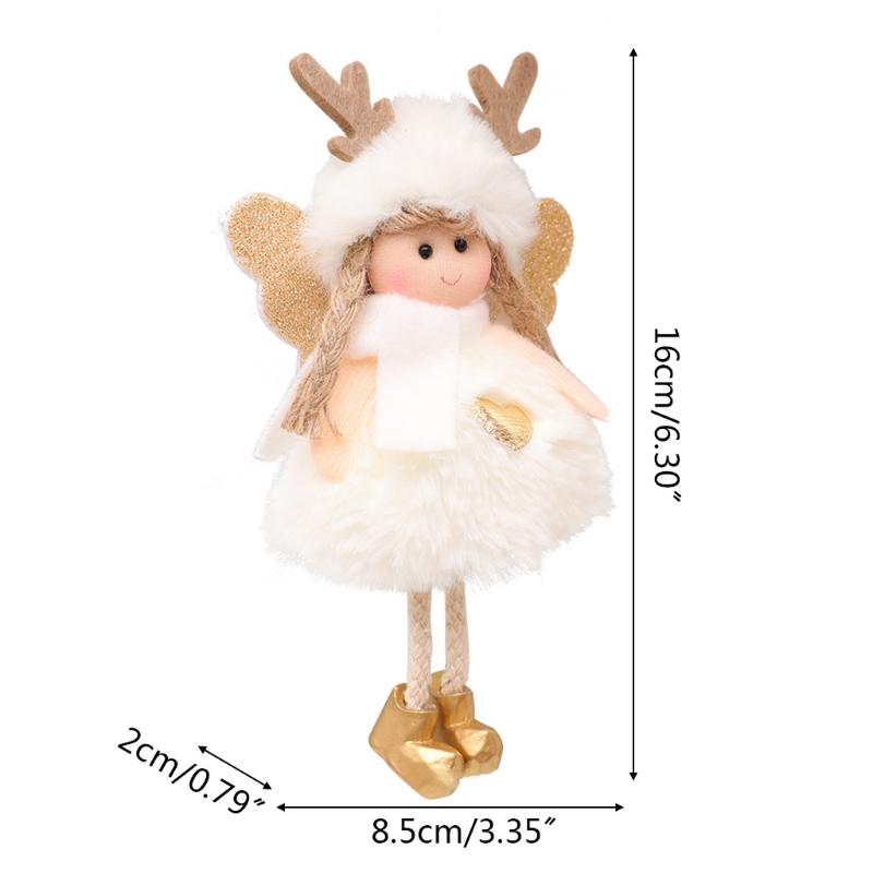 Christmas Decorations Angel Doll Antler Hat Hanging Pendant For Xmas Tree Home Party Garden Front Door Decoration Cute Cartoon Plush Kid Toy
Christmas Decorations Angel Doll Antler Hat Hanging Pendant For Xmas Tree Home Party Garden Front Door Decoration Cute Cartoon Plush Kid Toy