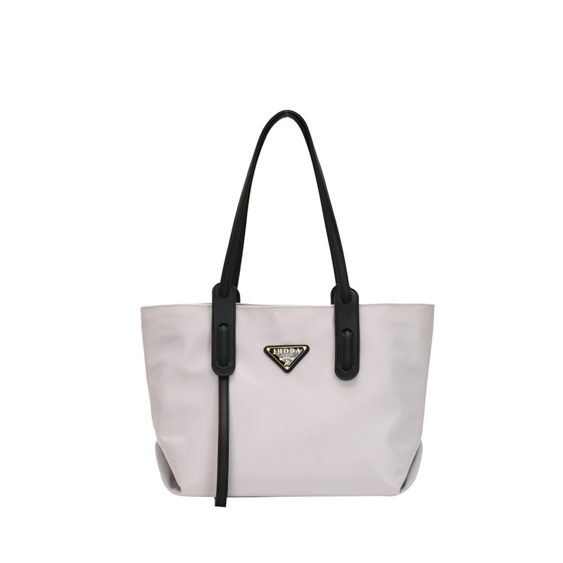 Sole by designer new nylon butot women's large bag one shoulder hand Oxford cloth portable shopping purse, Light gray
Sole by designer new nylon butot women's large bag one shoulder hand Oxford cloth portable shopping purse, Light gray