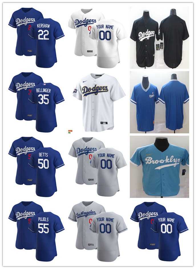 Men Women Youth 35 Cody Bellinger 50 Mookie Betts 55 Albert Pujols 22 Clayton Kershaw Custom Baseball Jersey 2021 Gold Program Blank blue white gray, Blue;black
Men Women Youth 35 Cody Bellinger 50 Mookie Betts 55 Albert Pujols 22 Clayton Kershaw Custom Baseball Jersey 2021 Gold Program Blank blue white gray, Blue;black