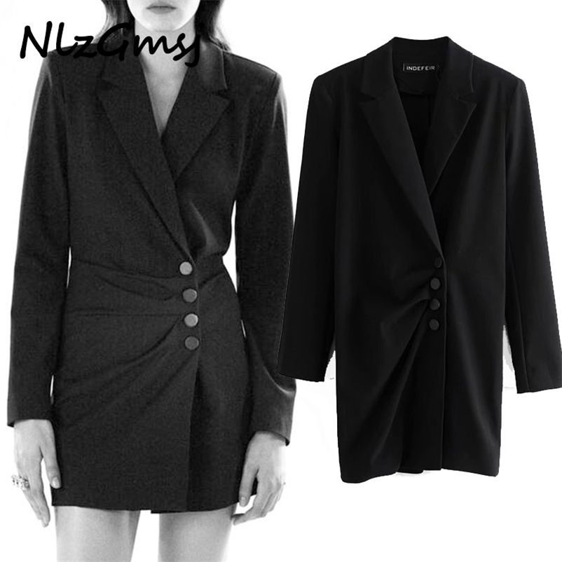 Blazer Women Black Dress Woman Long Sleeve Office Lady Party Clothes vestido de mujer 210628, As picture
Blazer Women Black Dress Woman Long Sleeve Office Lady Party Clothes vestido de mujer 210628, As picture