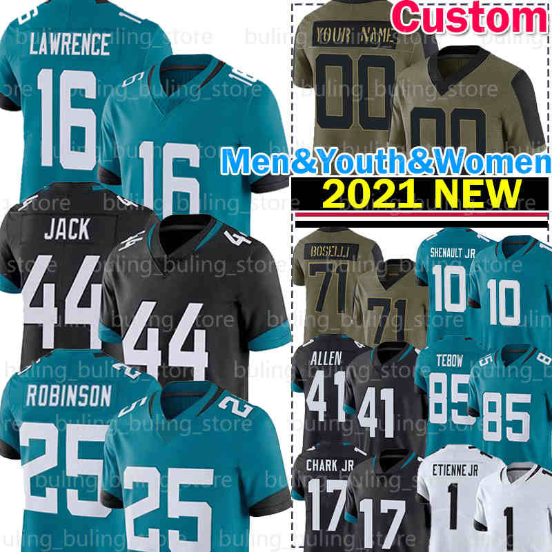 16 Trevor Lawrence Football Jersey 25 James Robinson 10 Laviska Shenault Jr Tony Boselli Myles Jack Travis Etienne Jamal Agnew DJ Chark Marvin Jones Shaquill Griffin, Women jersey(m z h)
16 Trevor Lawrence Football Jersey 25 James Robinson 10 Laviska Shenault Jr Tony Boselli Myles Jack Travis Etienne Jamal Agnew DJ Chark Marvin Jones Shaquill Griffin, Women jersey(m z h)