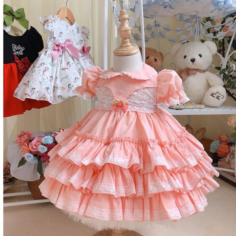 Girl's Dresses 2PCS Baby Girl Clothes Spanish Lolita Princess Dress Lace Cute Ball Gown For Girls Birthday Party Vestidos Y2958, Red;yellow
Girl's Dresses 2PCS Baby Girl Clothes Spanish Lolita Princess Dress Lace Cute Ball Gown For Girls Birthday Party Vestidos Y2958, Red;yellow