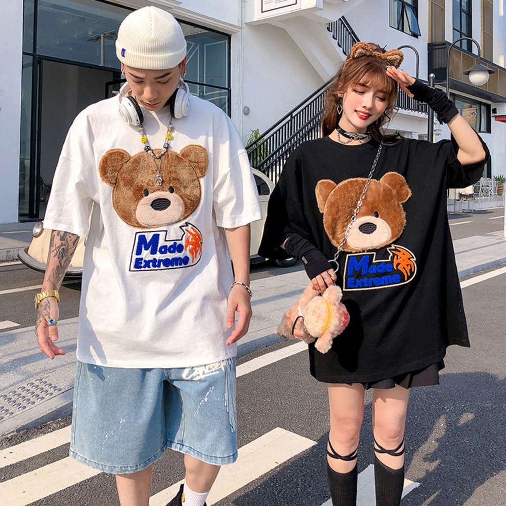 t shirt Couple's summer T-shirt 2021 trend niche design loose 5-sleeve super fire base EYFA, White;black
t shirt Couple's summer T-shirt 2021 trend niche design loose 5-sleeve super fire base EYFA, White;black