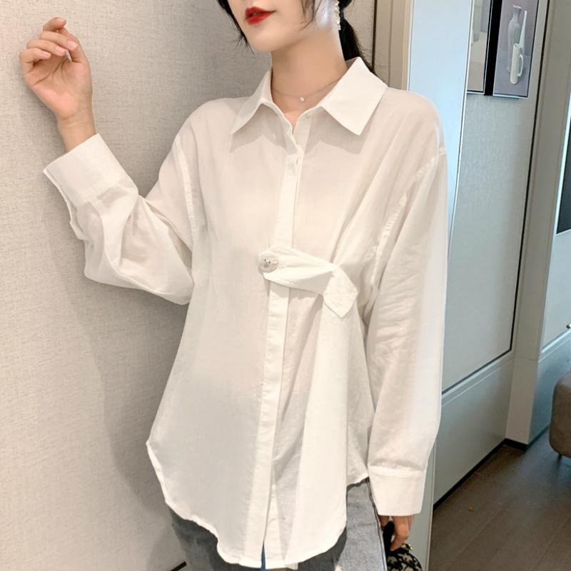 Women's Blouses & Shirts Womens Tops And Long Sleeve White Blouse Women Woman 2021 Turn Down Collor Office Blusas
Women's Blouses & Shirts Womens Tops And Long Sleeve White Blouse Women Woman 2021 Turn Down Collor Office Blusas