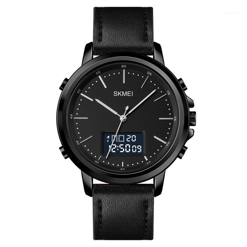 Men's Watch Simple Lightweight Analog Digital Alarm Clock Stopwatch LED Backlight Leather Strap Classic Electronic Wristwatches
Men's Watch Simple Lightweight Analog Digital Alarm Clock Stopwatch LED Backlight Leather Strap Classic Electronic Wristwatches