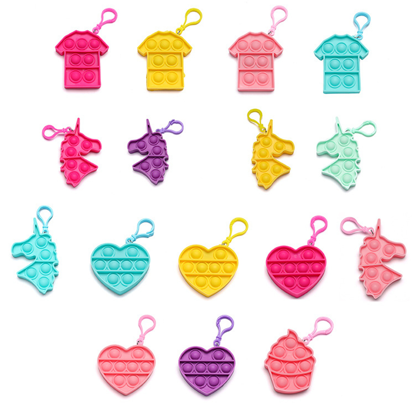 Pop Fidget Finger Bubble Baby Toy Keychain Accessories Kids Fashion Anxiety Stress Reliever Board Game Keyring Pandent LLA697, Silver
Pop Fidget Finger Bubble Baby Toy Keychain Accessories Kids Fashion Anxiety Stress Reliever Board Game Keyring Pandent LLA697, Silver