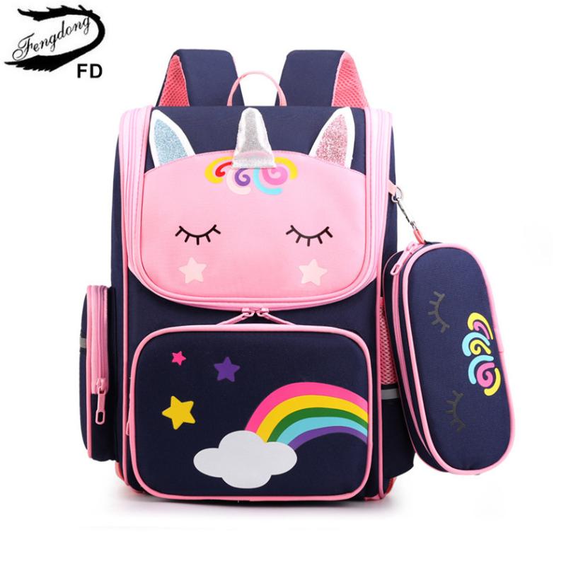 Fengdong Cute Cartoon 3D School Backpack Children Bags For Girls Kawaii Pen Pencil Bag Waterproof Primary Student Bookbag
Fengdong Cute Cartoon 3D School Backpack Children Bags For Girls Kawaii Pen Pencil Bag Waterproof Primary Student Bookbag