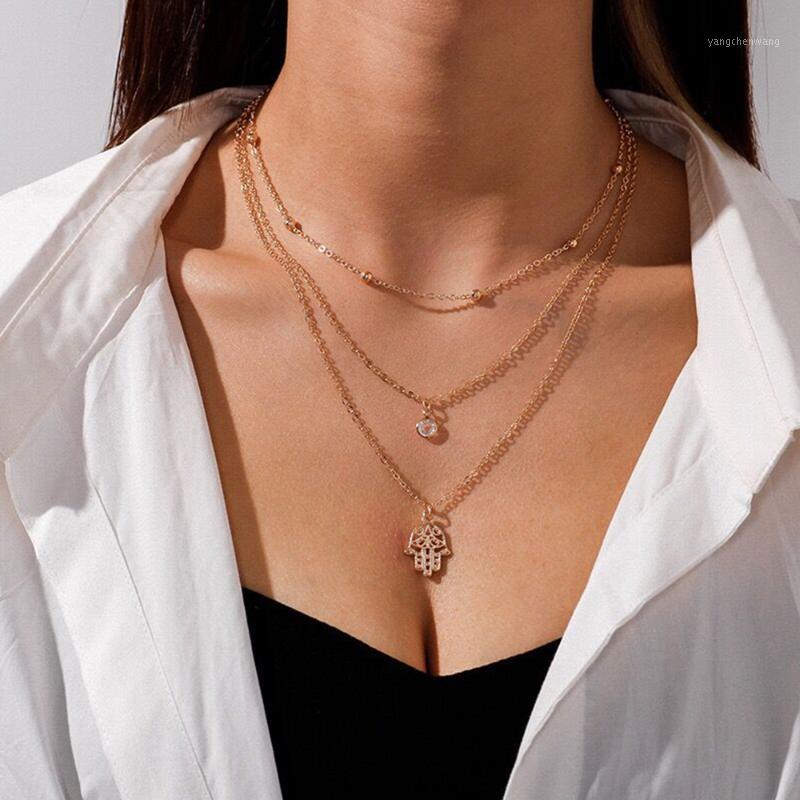 Chains Kpop Fashion 2021 Necklace For Women Crystal Vintage Hand Pendant Aesthetic Layered Beads Chain Charm Female Jewelry On The Neck
Chains Kpop Fashion 2021 Necklace For Women Crystal Vintage Hand Pendant Aesthetic Layered Beads Chain Charm Female Jewelry On The Neck