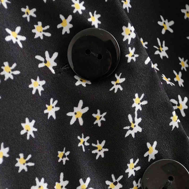 Summer Boho Floral Print Bodysuit Women Loose Casual Short Sleeve Jumpsuit Playsuit Turn Down Collar Holiday Beach Overalls 210515