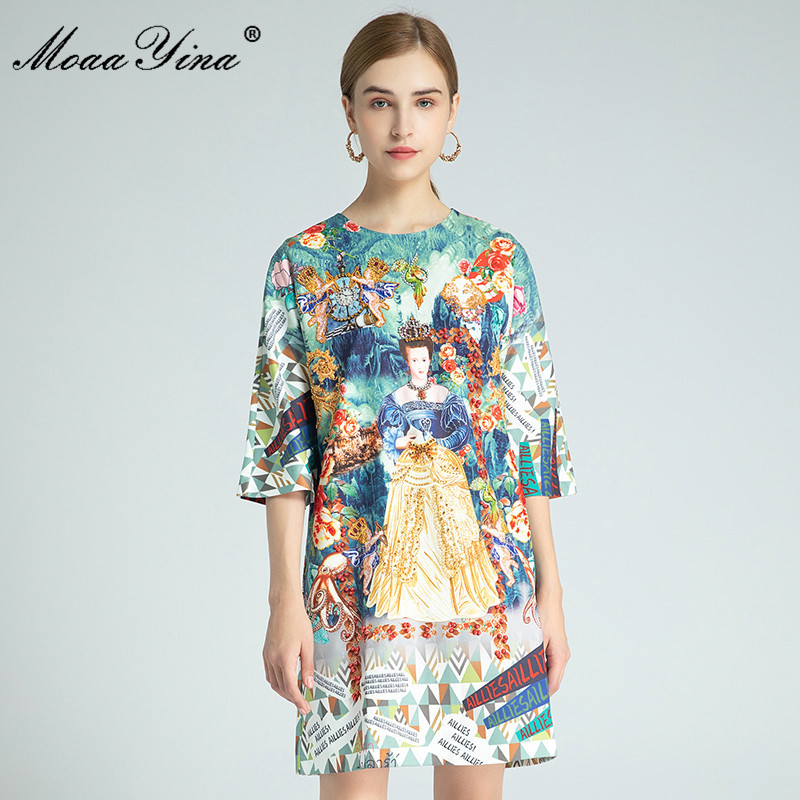 Fashion Designer dress Summer Women' Dress Beaded Crystal Angel Queen Floral-Print Dresses 210524, Multi
Fashion Designer dress Summer Women' Dress Beaded Crystal Angel Queen Floral-Print Dresses 210524, Multi