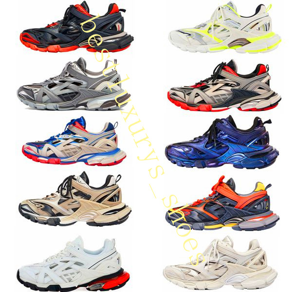 Paris fashion men's and women's jogging shoes Track 2 sneakers Luxury Designer white lace-up Triple S Hiking Chaussure, Black 
Paris fashion men's and women's jogging shoes Track 2 sneakers Luxury Designer white lace-up Triple S Hiking Chaussure, Black