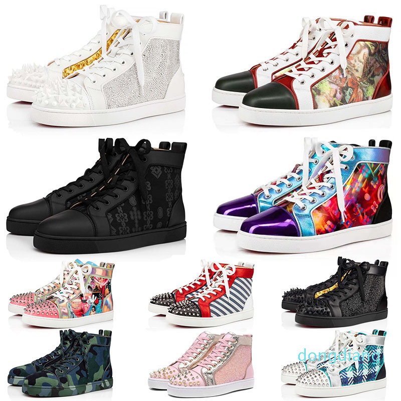 Designer-Shoes Red Bottoms Casual Women Men Big Size Us 13 Black Suede Studded Spikes White Flat Heels Golden Loafers Dress Luxury Sports, B1
Designer-Shoes Red Bottoms Casual Women Men Big Size Us 13 Black Suede Studded Spikes White Flat Heels Golden Loafers Dress Luxury Sports, B1