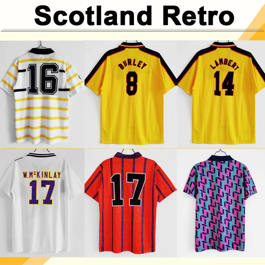 82 86 DALGLISH STRACHAN MILLER HANSEN Mens Retro Soccer Jerseys 96 98 Scotland BURLEY McNAMARA LAMBERT GALLACHER HENDRY Football Shirt, Black;yellow
82 86 DALGLISH STRACHAN MILLER HANSEN Mens Retro Soccer Jerseys 96 98 Scotland BURLEY McNAMARA LAMBERT GALLACHER HENDRY Football Shirt, Black;yellow