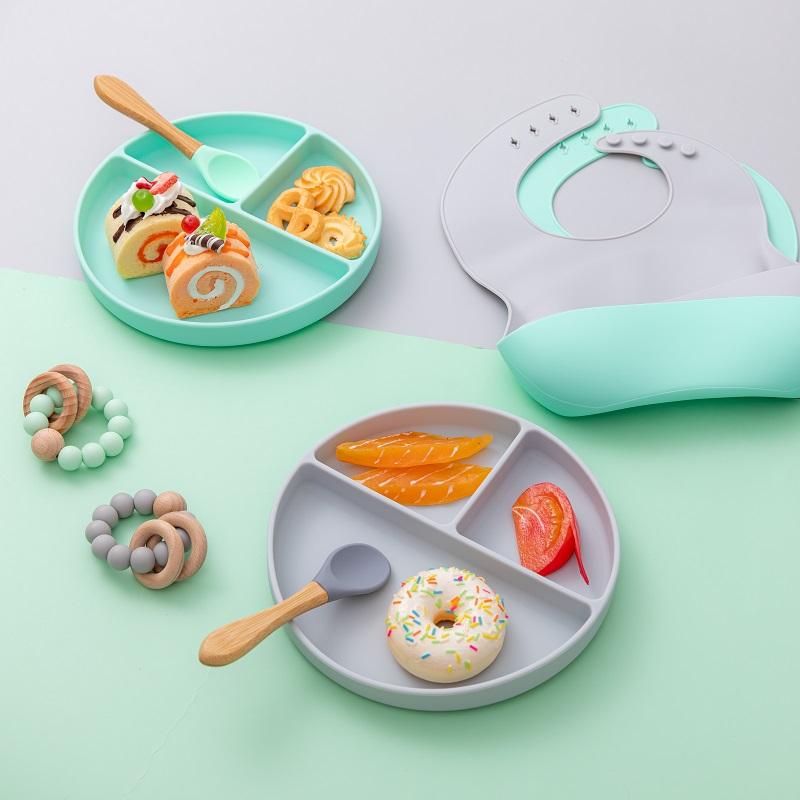 Cups, Dishes & Utensils 6Pcs/set Baby Feeding Bowl Set BPA Free Silicone Tableware Waterproof Bib Solid Color Dinner Plate Sucker Spoon Dinn
Cups, Dishes & Utensils 6Pcs/set Baby Feeding Bowl Set BPA Free Silicone Tableware Waterproof Bib Solid Color Dinner Plate Sucker Spoon Dinn