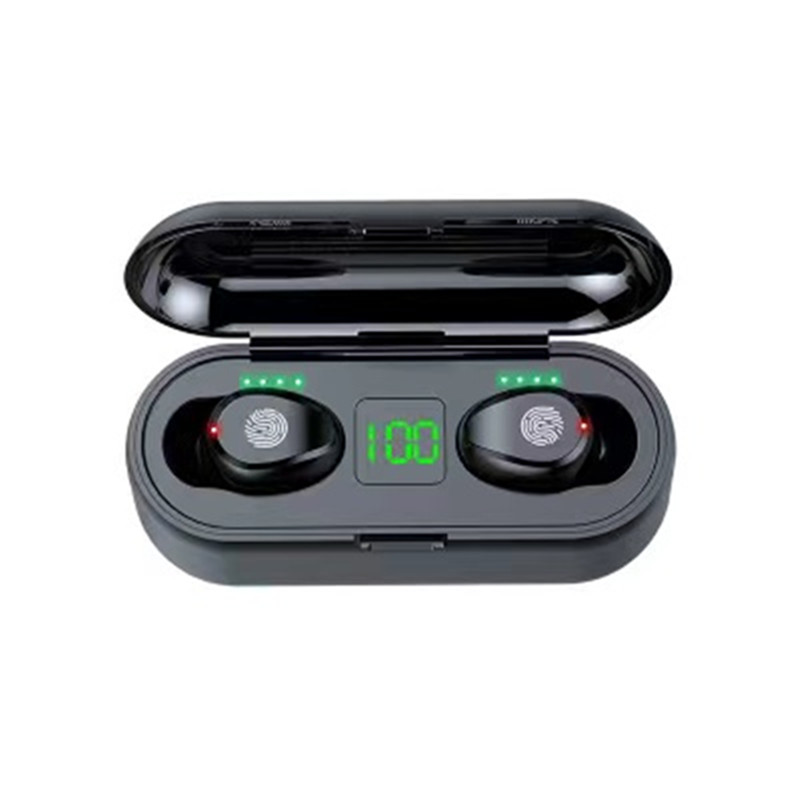 TWS Wireless HeadphoneS GPS V5.0 F9 Bluetooth EarphoneS LED Display With 2000mAh Power Bank Headset Microphon
TWS Wireless HeadphoneS GPS V5.0 F9 Bluetooth EarphoneS LED Display With 2000mAh Power Bank Headset Microphon