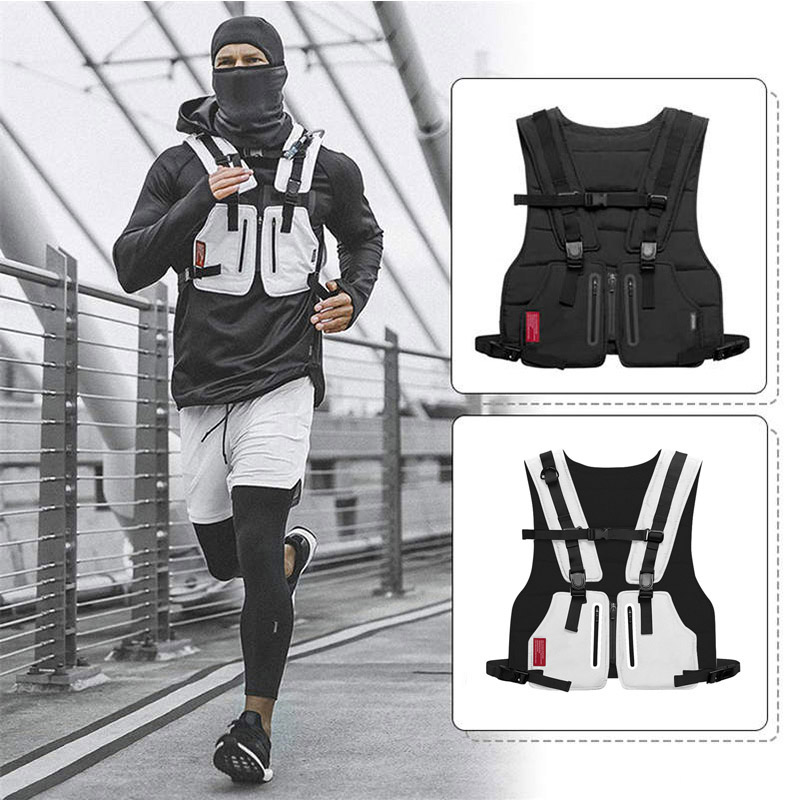 New Streetwear Tactical Vest Men Hip Hop Street Style Chest Rig Phone Bag Fashion Men Streetwear Kanye Waistcoat Male, Multi
New Streetwear Tactical Vest Men Hip Hop Street Style Chest Rig Phone Bag Fashion Men Streetwear Kanye Waistcoat Male, Multi