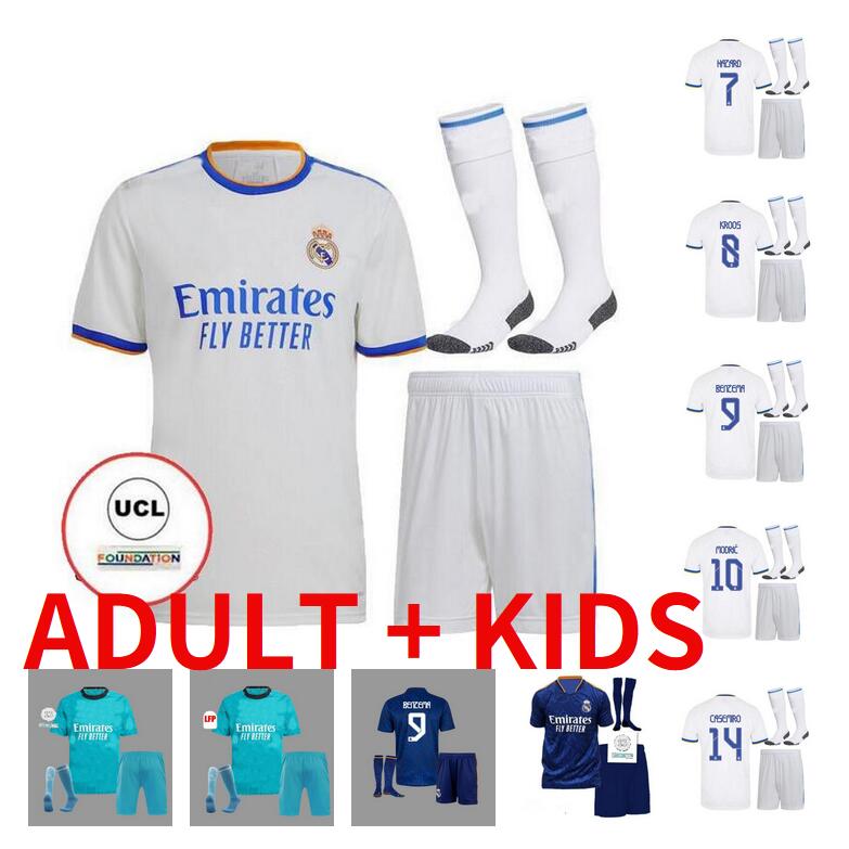 Adult kids kit 20 21 22 Real Madrid Soccer Jersey Home Away HAZARD ASENSIO SERGIO RAMOS Camiseta 2021 2022 VINI JR MENDY Football Shirts
Adult kids kit 20 21 22 Real Madrid Soccer Jersey Home Away HAZARD ASENSIO SERGIO RAMOS Camiseta 2021 2022 VINI JR MENDY Football Shirts
