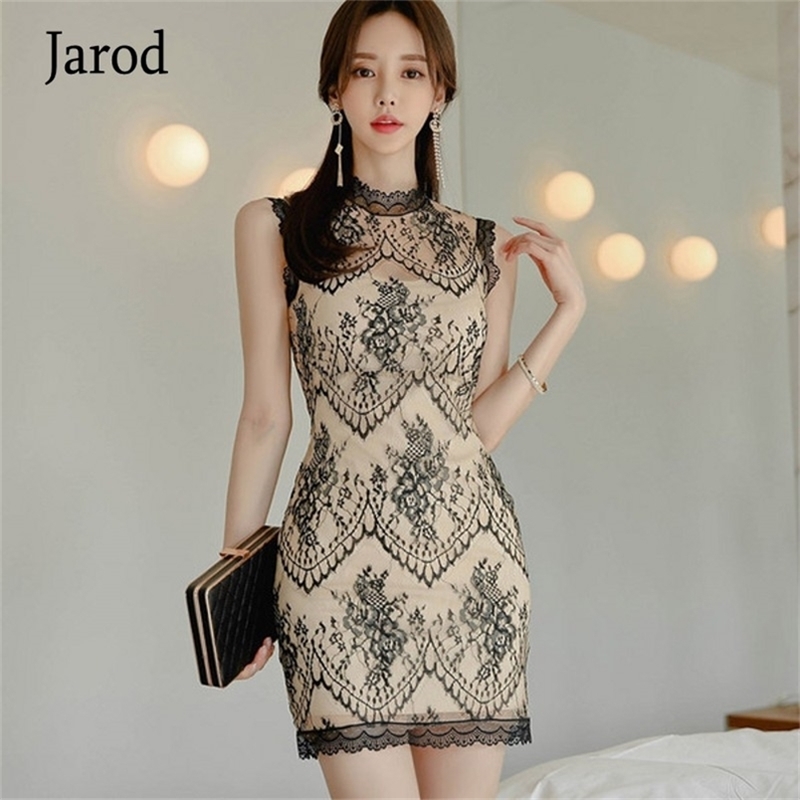 summer Elegant Sexy Dress for Women Vintage Lace sleeveless O-Neck Robe Femme OL Casual slim Woman Club Mini Dresses 210519, Black
summer Elegant Sexy Dress for Women Vintage Lace sleeveless O-Neck Robe Femme OL Casual slim Woman Club Mini Dresses 210519, Black