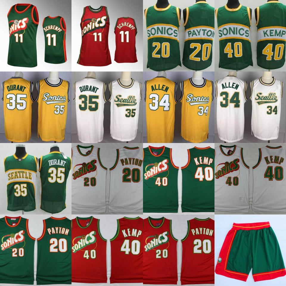 Vintage Gary 20 Payton Basketball Jerseys Shawn 40 Kemp Kevin 35 Durant Ray 34 Allen Seattle SuperSonics nba Sonics Jersey G, Black;red
Vintage Gary 20 Payton Basketball Jerseys Shawn 40 Kemp Kevin 35 Durant Ray 34 Allen Seattle SuperSonics nba Sonics Jersey G, Black;red