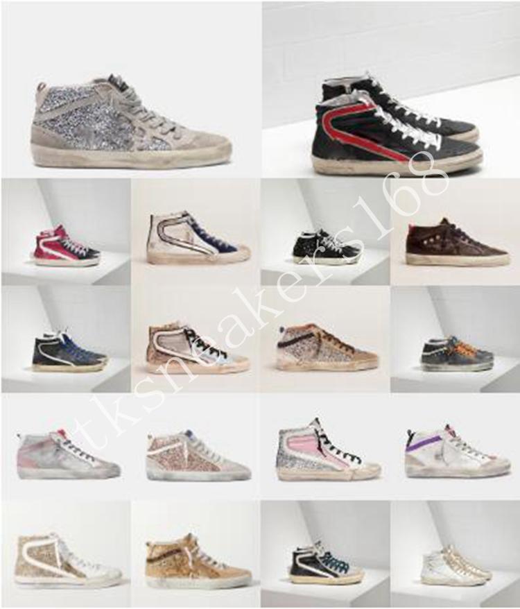 Mid Slide star high top Sneakers Fashion Woman casual shoes Italy brand Trainers Sequin Classic White Do-old hiD Golden Luxury Gooses, #5
Mid Slide star high top Sneakers Fashion Woman casual shoes Italy brand Trainers Sequin Classic White Do-old hiD Golden Luxury Gooses, #5