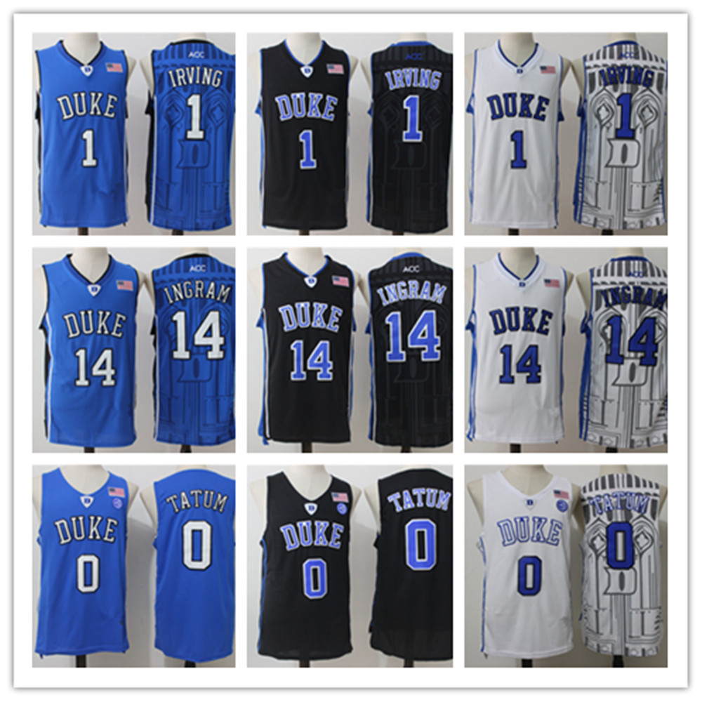 Men NCAA Duke Blue Devils Basketball Jerseys 3 Allen 1 Irving 14 Ingram 0 Tatum Reversible Sports vest sleeveless shirt sweatshirt cool vest, Black
Men NCAA Duke Blue Devils Basketball Jerseys 3 Allen 1 Irving 14 Ingram 0 Tatum Reversible Sports vest sleeveless shirt sweatshirt cool vest, Black