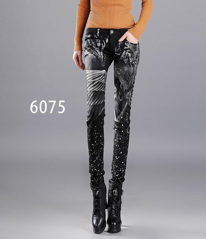 Women's Woman Spring Fall Plus Size Mid Print Diamond Personality Non-mainstream Slim Female Winter Zipper Embroidery Jeans
Women's Woman Spring Fall Plus Size Mid Print Diamond Personality Non-mainstream Slim Female Winter Zipper Embroidery Jeans