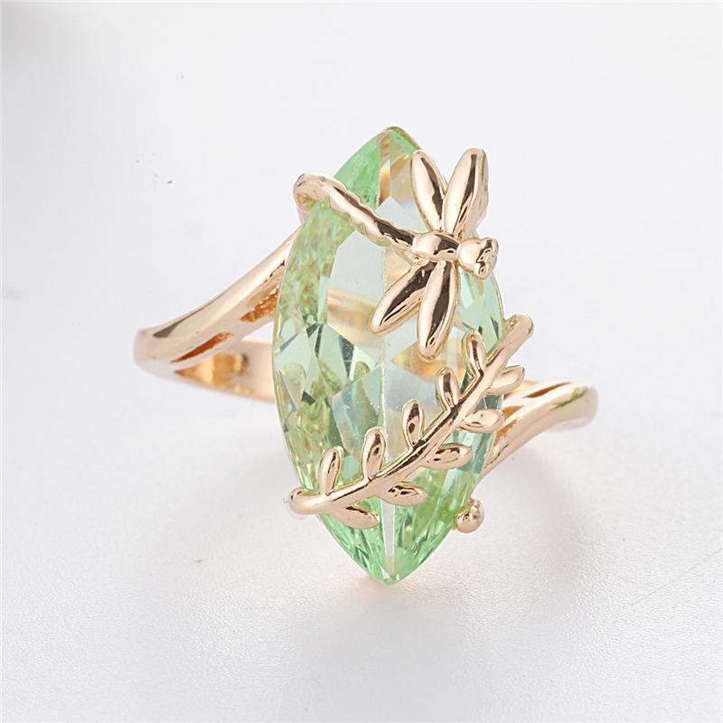Cluster Rings Design Cute Dragonfly Fashion Girl Princess Green Color Cut Stone Engagement Wedding Ring Jewelry For Women Gift, Golden;silver
Cluster Rings Design Cute Dragonfly Fashion Girl Princess Green Color Cut Stone Engagement Wedding Ring Jewelry For Women Gift, Golden;silver