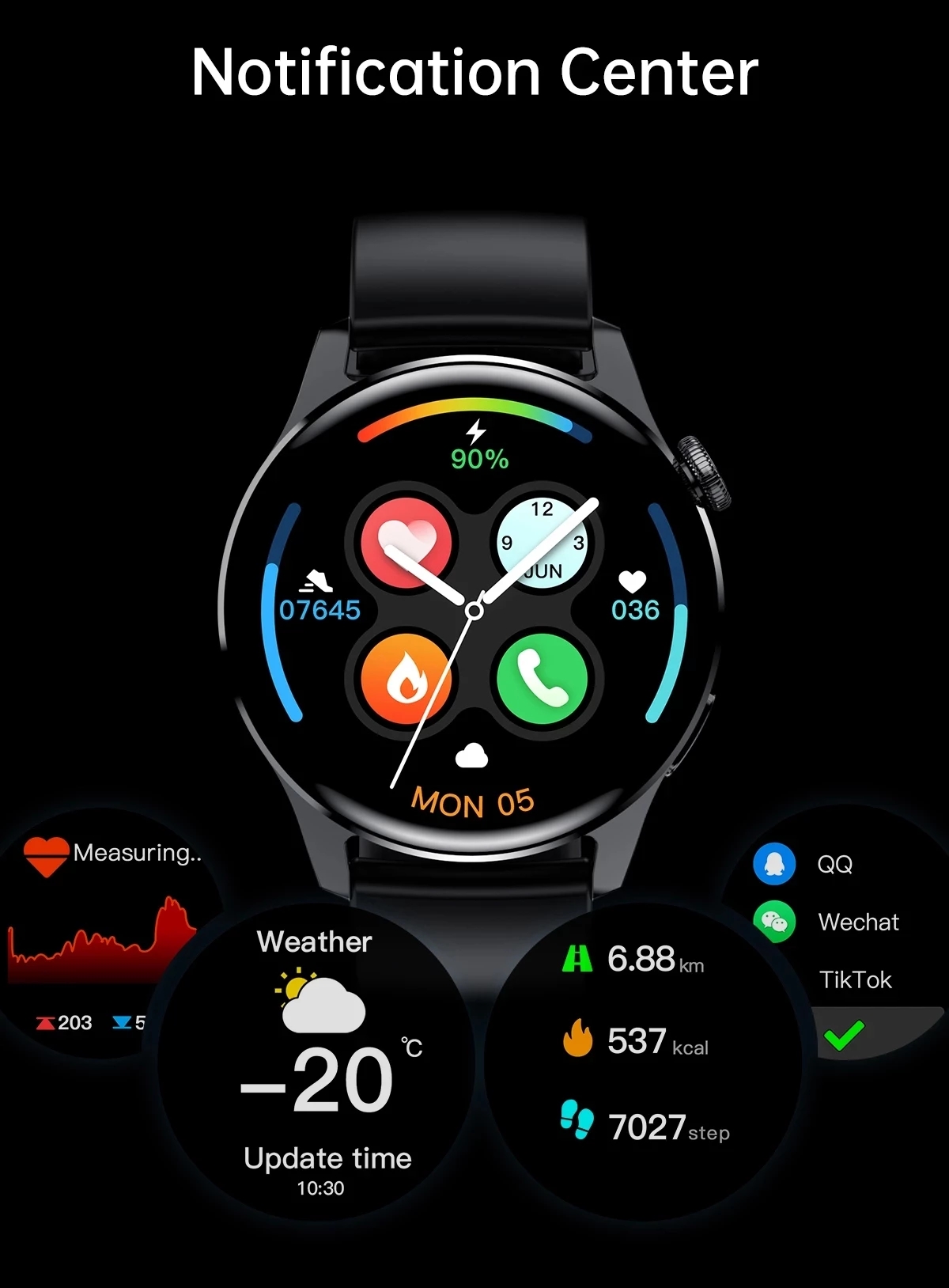 New Wearable Technology and Adults Smart Watch Men Waterproof Sport Fitness Tracker Weather Display Bluetooth Call Smartwatch For HUAWEI Android IOS