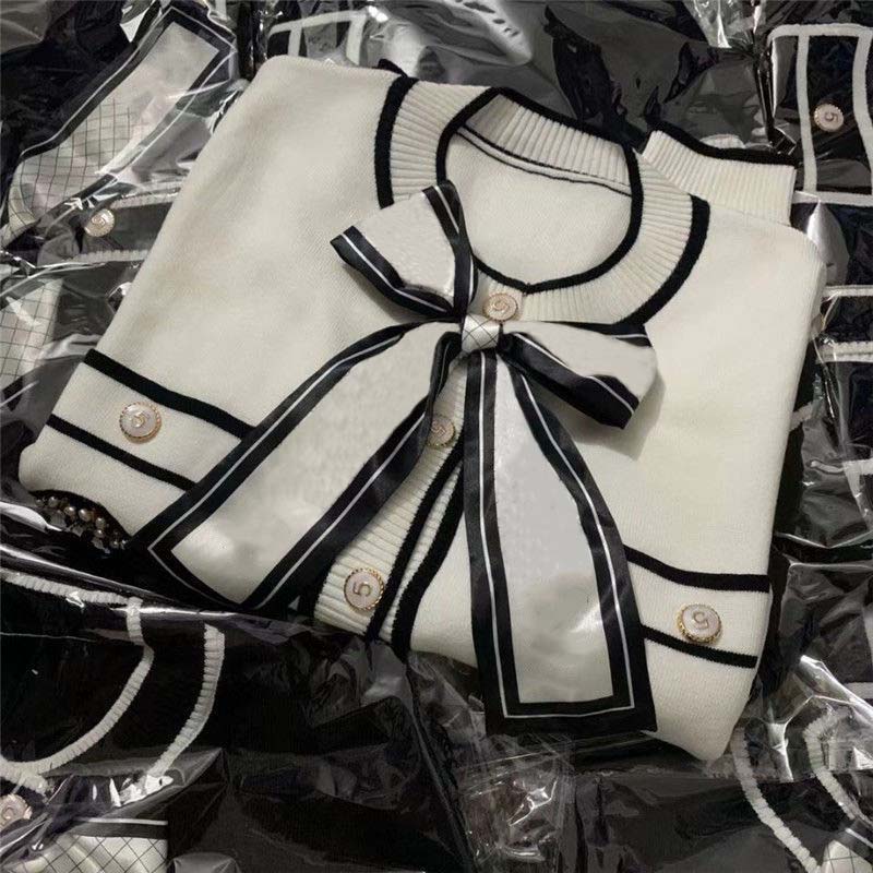 Women Knitted Sweater Bow Tie Woollen Fall Girls Wool With Pearll Ong-Sleeved Knit Shirt Super Elastic Fashion Clothes, White
Women Knitted Sweater Bow Tie Woollen Fall Girls Wool With Pearll Ong-Sleeved Knit Shirt Super Elastic Fashion Clothes, White