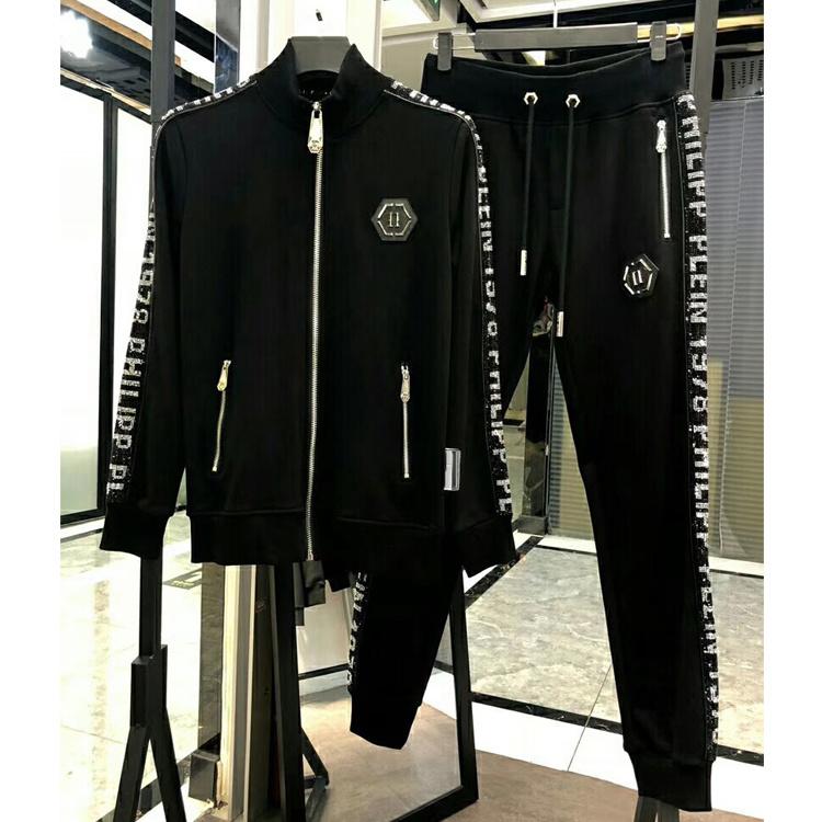 Men's Hoodies & Sweatshirts Suit Sweatshirt For Men PP Side Perm Letter Set With Diamond Creative Fashion Cardigan 2 Pieces Autumn/win, Black
Men's Hoodies & Sweatshirts Suit Sweatshirt For Men PP Side Perm Letter Set With Diamond Creative Fashion Cardigan 2 Pieces Autumn/win, Black