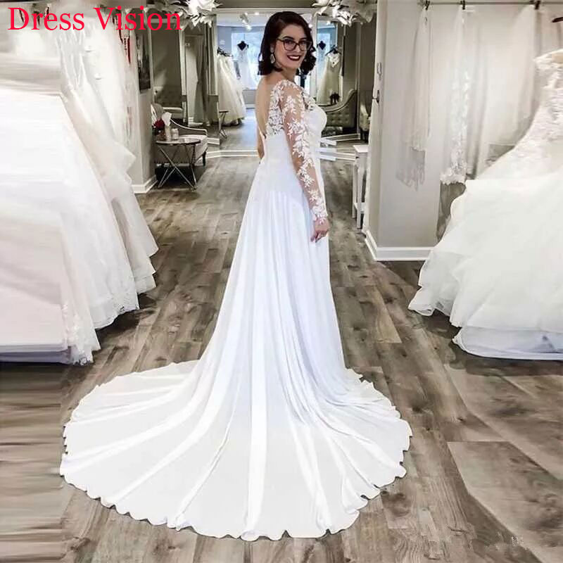 Plus Size Wedding Dress Lace Long Sleeve Vestidos De Novia Robe De Marie Vestido De Festa Casamento suknia lubna, White
Plus Size Wedding Dress Lace Long Sleeve Vestidos De Novia Robe De Marie Vestido De Festa Casamento suknia lubna, White