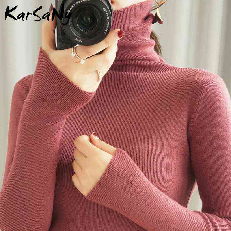 Women's Sweater Winter Clothes Women Black Turtleneck Sweaters Winter Warm Women's Turtlenecks Pullover Sweater Autumn Pull 211109
