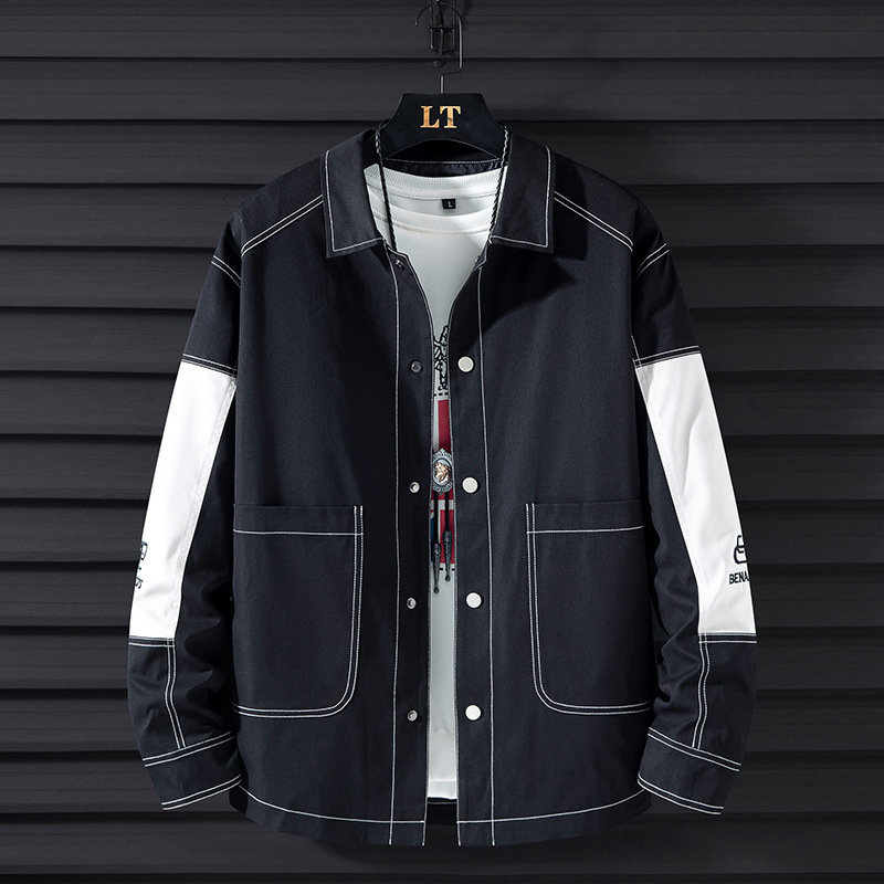Men's Jackets jacket tooling teenagers autumn personality embroidery loose Korean contrast casual men's clothing AUS6, Army green
Men's Jackets jacket tooling teenagers autumn personality embroidery loose Korean contrast casual men's clothing AUS6, Army green