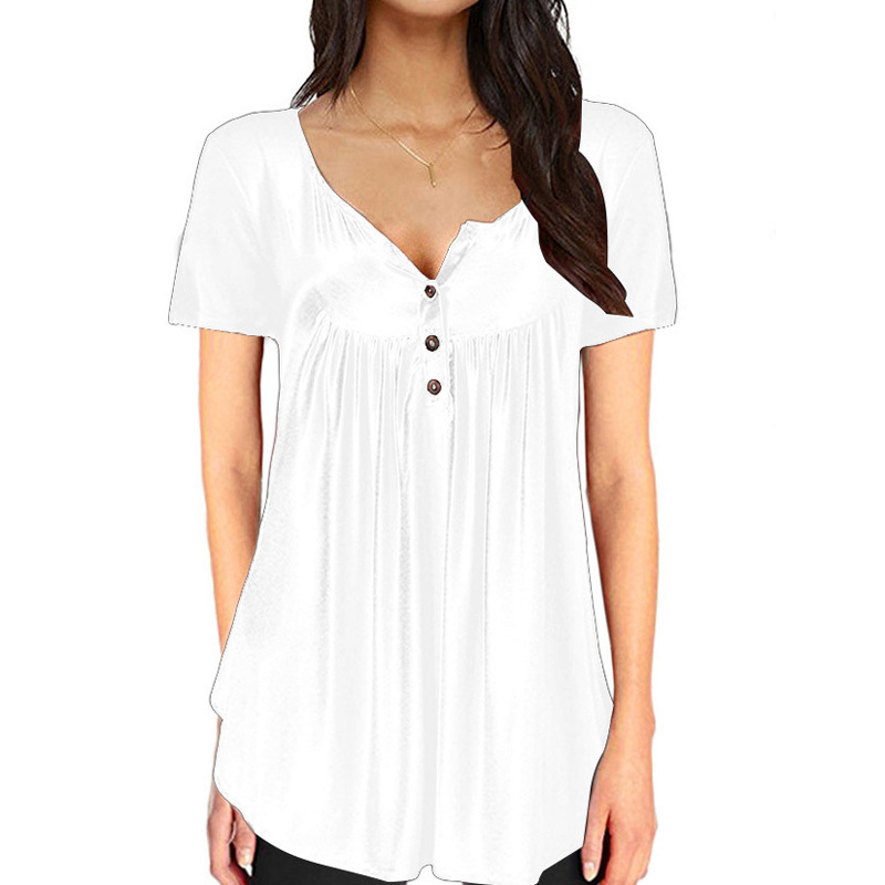 Women Summer V-Neck Short Sleeve T shirts Loose Sexy camiseta feminina T Shirts Female Plus Size Long Style Tops 210518, Kahki
Women Summer V-Neck Short Sleeve T shirts Loose Sexy camiseta feminina T Shirts Female Plus Size Long Style Tops 210518, Kahki