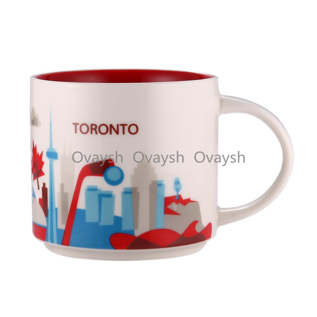 14oz Capacity Ceramic Toronto City Starbucks Mug American Cities Coffee Mugs, Various
14oz Capacity Ceramic Toronto City Starbucks Mug American Cities Coffee Mugs, Various