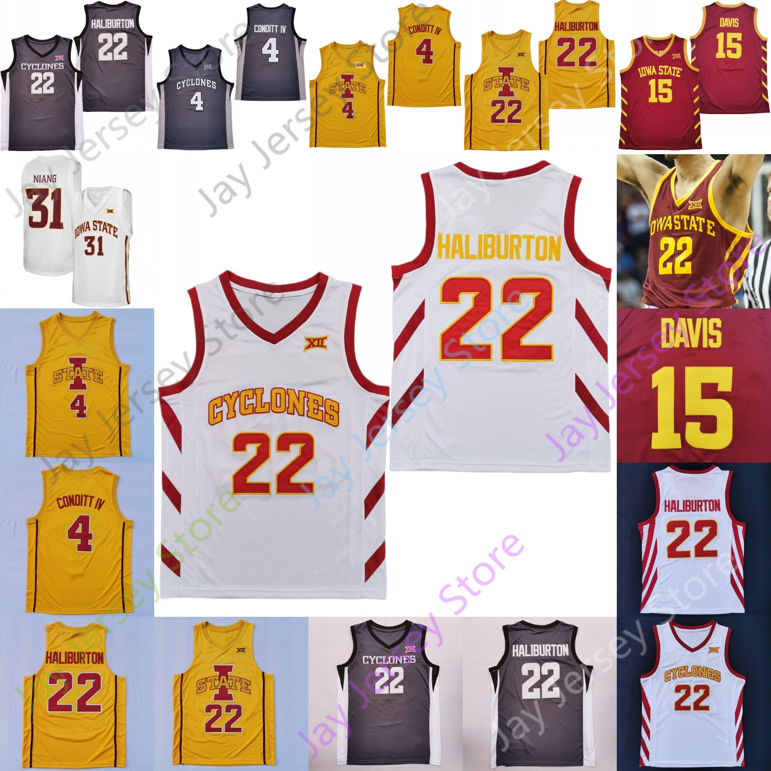 Iowa State Cyclones Basketball Jersey NCAA College Haliburton Caleb Grill Izaiah Brockington Tyrese Hunter Gabe Kalscheur Jeff Hornacek Aljaz Kunc Tre Jackson, White former
Iowa State Cyclones Basketball Jersey NCAA College Haliburton Caleb Grill Izaiah Brockington Tyrese Hunter Gabe Kalscheur Jeff Hornacek Aljaz Kunc Tre Jackson, White former