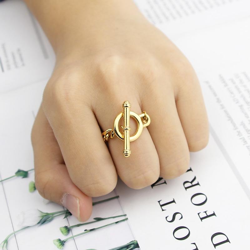 Unique Design Chain Shape Circle Toggle Ring For Women Stainless Steel Top Quality Gold Silver Color Jewelry Wholesale Cluster Rings
Unique Design Chain Shape Circle Toggle Ring For Women Stainless Steel Top Quality Gold Silver Color Jewelry Wholesale Cluster Rings