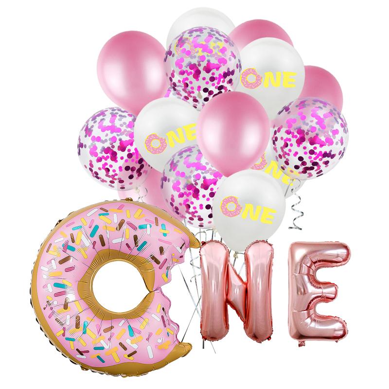 Party Decoration Net Red Explosion Doughnut One Latex Balloon 1 Year Old Baby Baptism 1st Birthday 140
Party Decoration Net Red Explosion Doughnut One Latex Balloon 1 Year Old Baby Baptism 1st Birthday 140