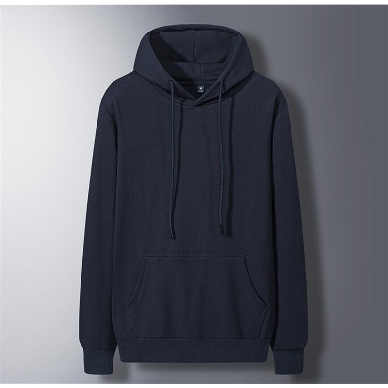Casual Autumn Hoodies Men: Solid Color Fashion Hooded Sweatshirts For Daily And Sportswear