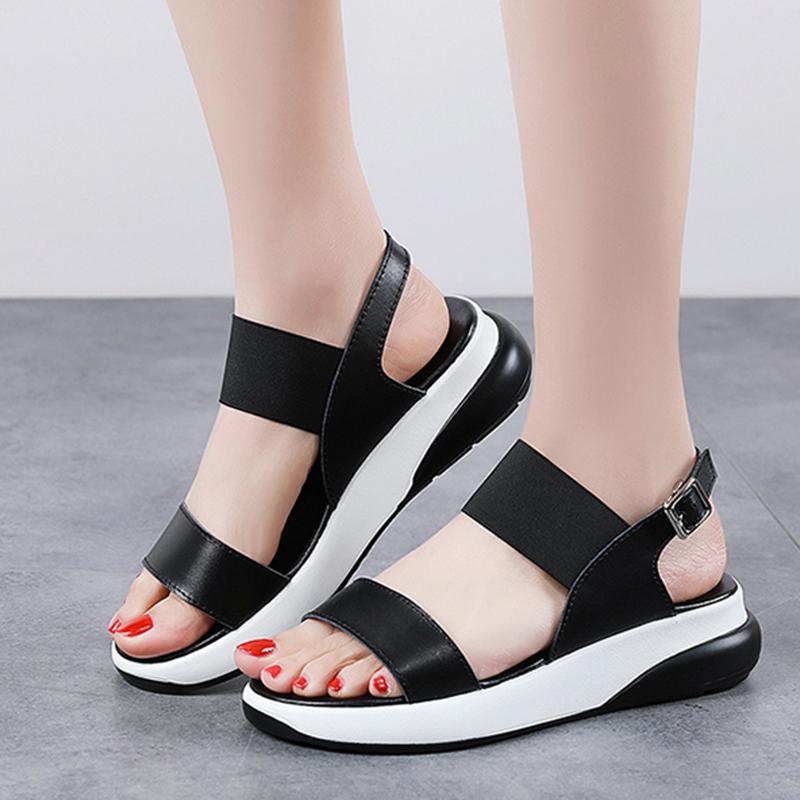 Sandals Lucyever Comfort Soft Bottom Women's Women 2021 Elastic Cloth Strap Platform Woman Summer Outdoor Casual Shoes, Black 
Sandals Lucyever Comfort Soft Bottom Women's Women 2021 Elastic Cloth Strap Platform Woman Summer Outdoor Casual Shoes, Black