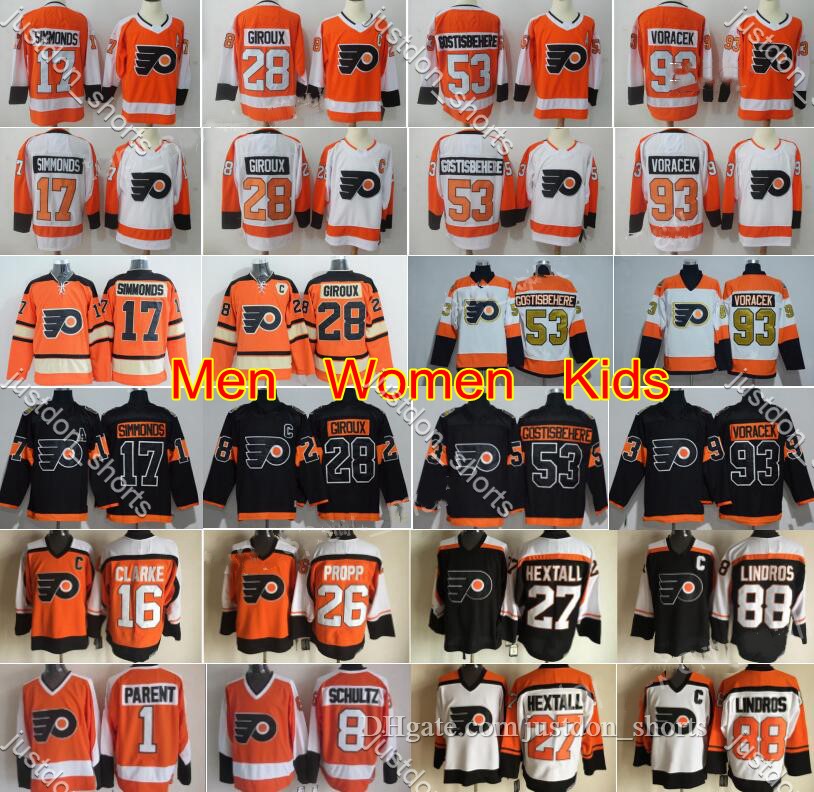 Philadelphia Flyers 53 Shayne Gostisbehere Jersey Hockey Wayne Simmonds Claude Giroux Jakub Voracek Ivan Provorov Konecny Eric Lindros, Shows
Philadelphia Flyers 53 Shayne Gostisbehere Jersey Hockey Wayne Simmonds Claude Giroux Jakub Voracek Ivan Provorov Konecny Eric Lindros, Shows