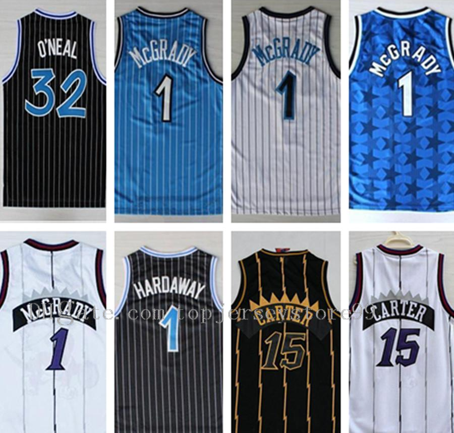 100% Stitched 32 O'Neal Jersey Penny 15 Carter Tracy McGrady Shirts Mens Vince 1 Hardaway Basketball Jerseys Shirt Athletic Wear Size S-2XL, Black;red
100% Stitched 32 O'Neal Jersey Penny 15 Carter Tracy McGrady Shirts Mens Vince 1 Hardaway Basketball Jerseys Shirt Athletic Wear Size S-2XL, Black;red
