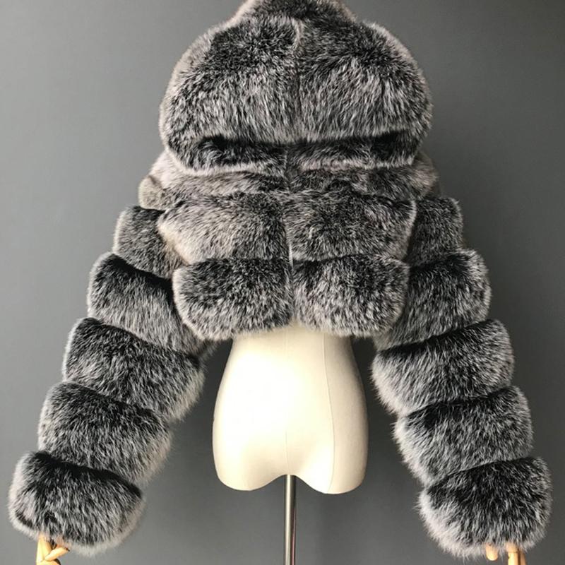 Women's Fur & Faux HAPEDY High Quality Furry Cropped Coats Short Jackets Women Fluffy Top Coat With Hooded Winter Jacket Manteau Femme, Style 11
Women's Fur & Faux HAPEDY High Quality Furry Cropped Coats Short Jackets Women Fluffy Top Coat With Hooded Winter Jacket Manteau Femme, Style 11