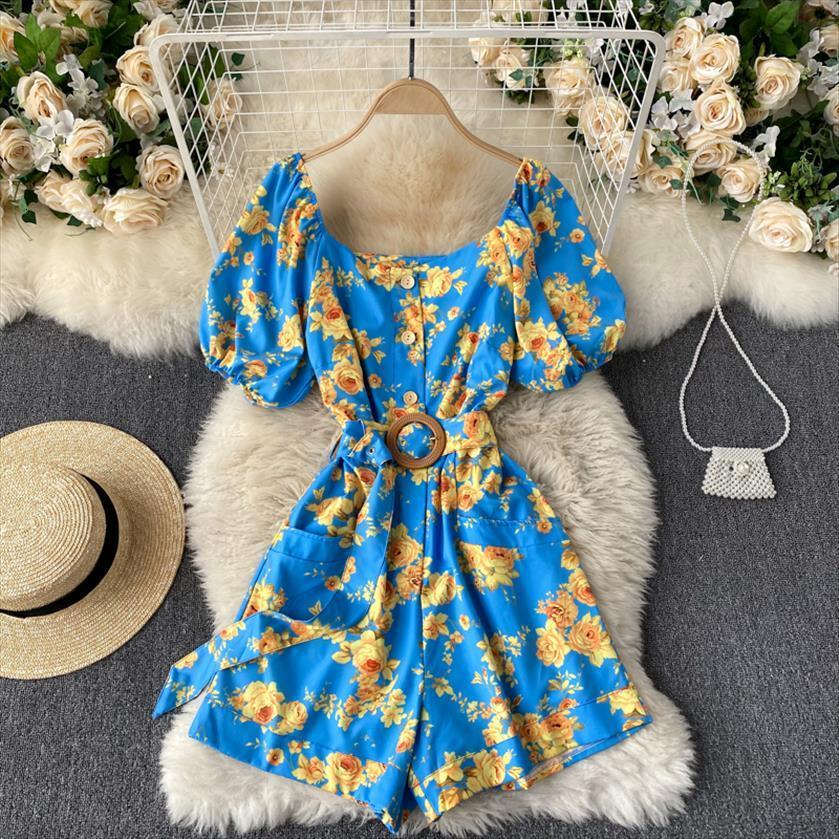 spring seaside holiday style womens jumpsuit printed leaky clavicle puff sleeve slim short wide leg pants c287, Black;white
spring seaside holiday style womens jumpsuit printed leaky clavicle puff sleeve slim short wide leg pants c287, Black;white